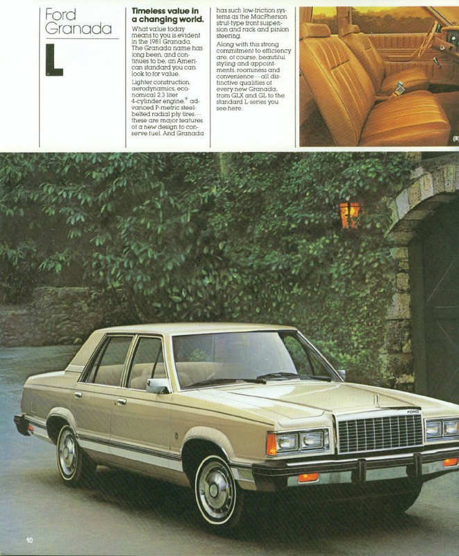 1981 Ford Granada Brochure Page 4
